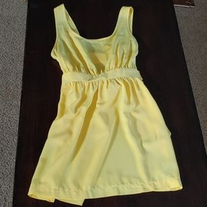 Forever 21 yellow dress, new with tags